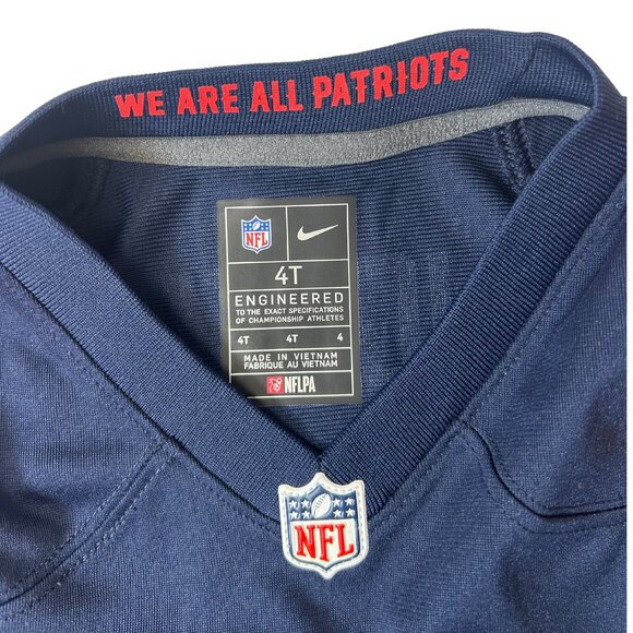 Nike Kids’ NFL Mac Jones New England Patriots Jersey – Size 4T - Picture 3 of 3